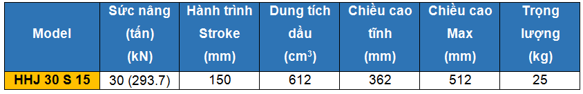 kich thuy luc 1 chieu rong tam 30 tan 150 mm